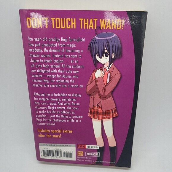 Nagima Magister Negi Magi 1 Mature 16+ Manga Anime Graphic Novel Comic Book - Picture 2 of 3